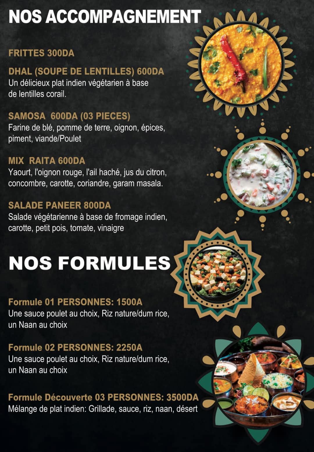 menu picture