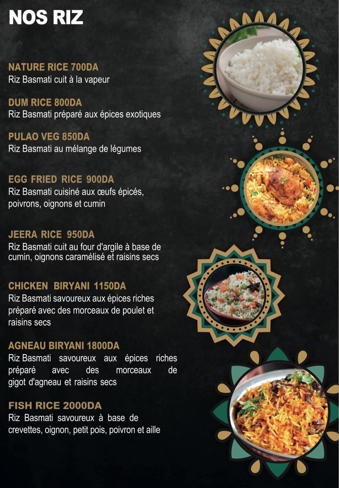 menu picture