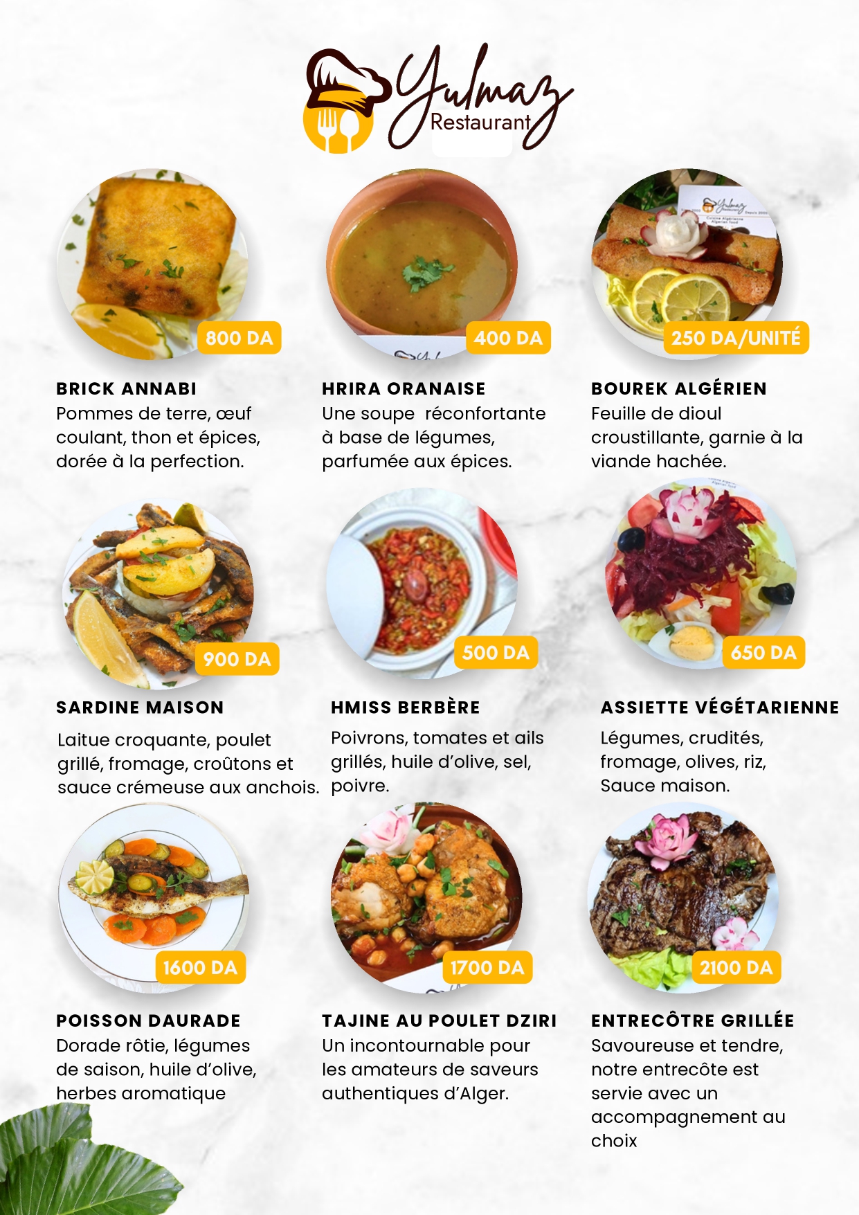 menu picture